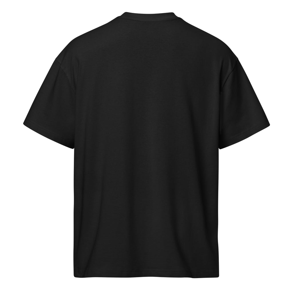 Casket Race Clothing No Kings Crossed Crown Front Tee in black — product mockup
