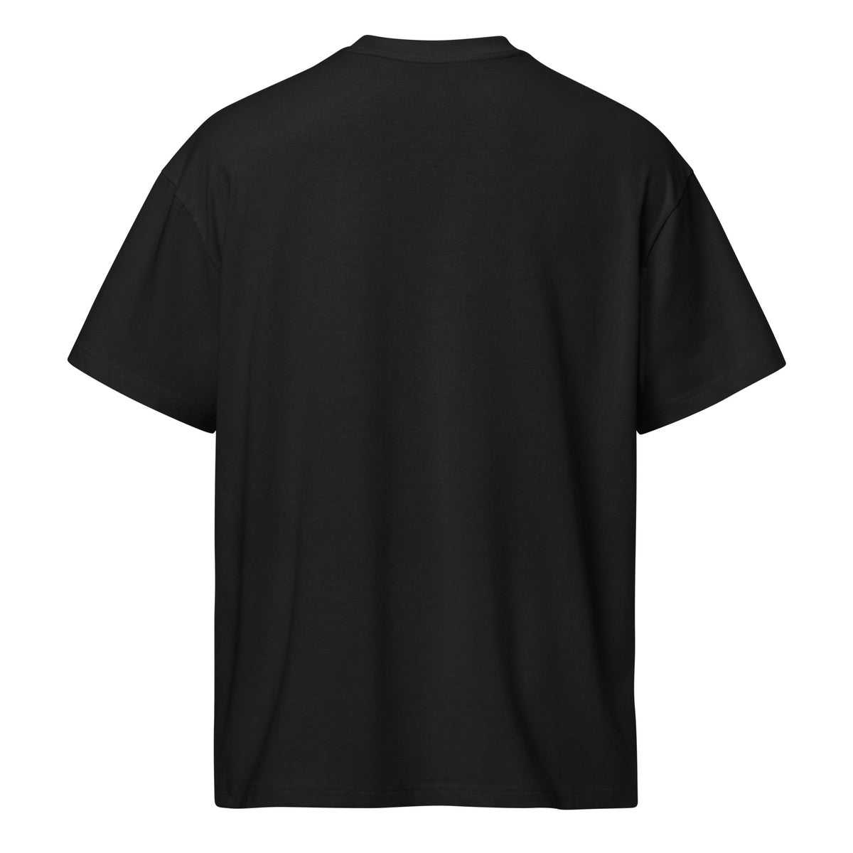 Casket Race Clothing No Kings Crossed Crown Front Tee in black — product mockup