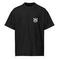 Casket Race Clothing No Kings Crossed Crown Statement Tee in black — product mockup