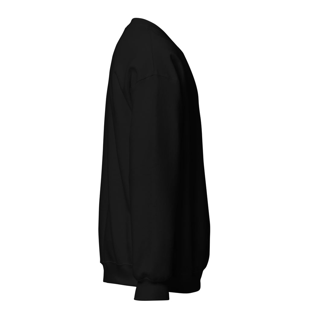 Casket Race Clothing No Kings Crossed Crown Crew in black — product mockup