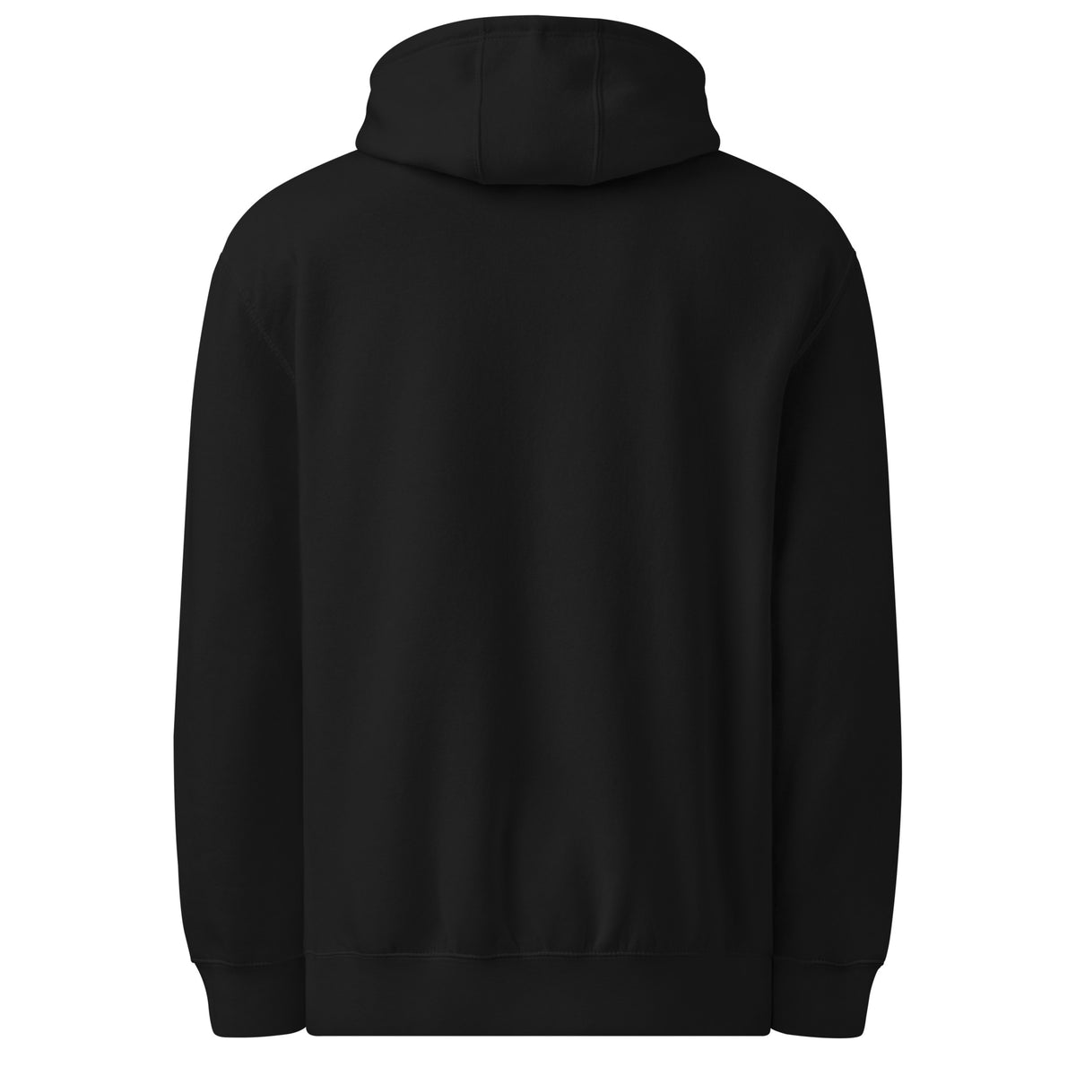 Casket Race Clothing No Kings Crossed Crown Hoodie – Large Front in black — product mockup