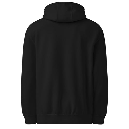 Casket Race Clothing No Kings Crossed Crown Hoodie – Large Front in black — product mockup